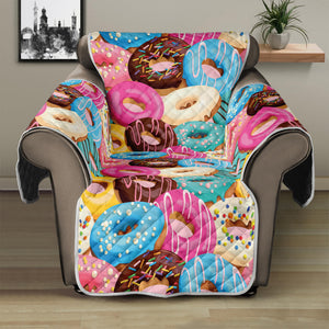 Yummy Donut Pattern Print Recliner Protector