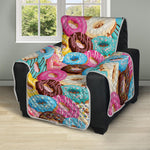 Yummy Donut Pattern Print Recliner Protector