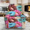 Yummy Donut Pattern Print Recliner Slipcover