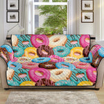 Yummy Donut Pattern Print Sofa Protector