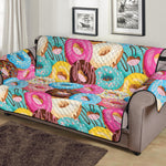 Yummy Donut Pattern Print Sofa Protector