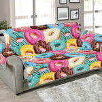 Yummy Donut Pattern Print Sofa Protector