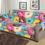 Yummy Donut Pattern Print Sofa Protector