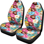 Yummy Donut Pattern Print Universal Fit Car Seat Covers