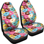 Yummy Donut Pattern Print Universal Fit Car Seat Covers