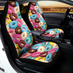 Yummy Donut Pattern Print Universal Fit Car Seat Covers