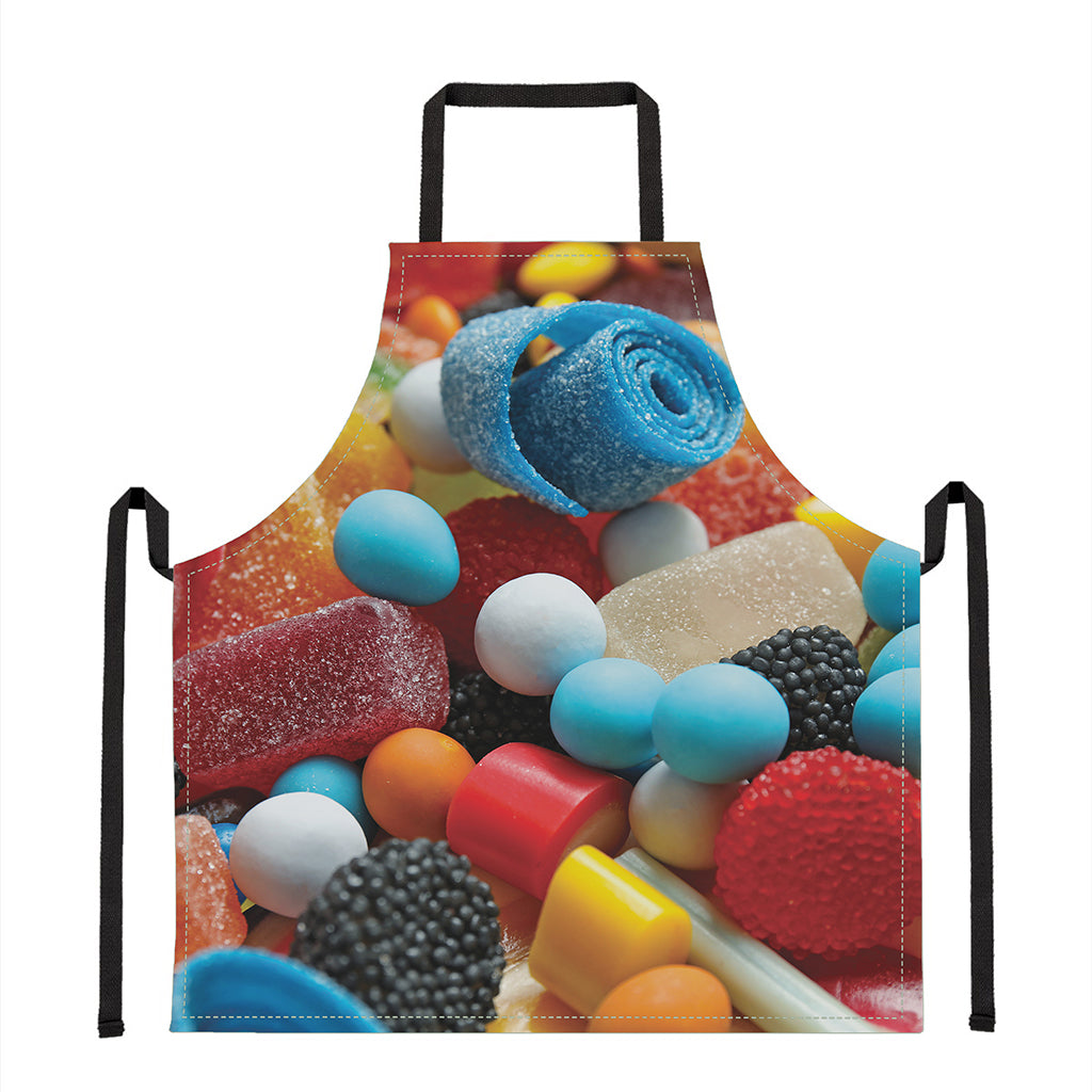 Yummy Gummy Print Apron