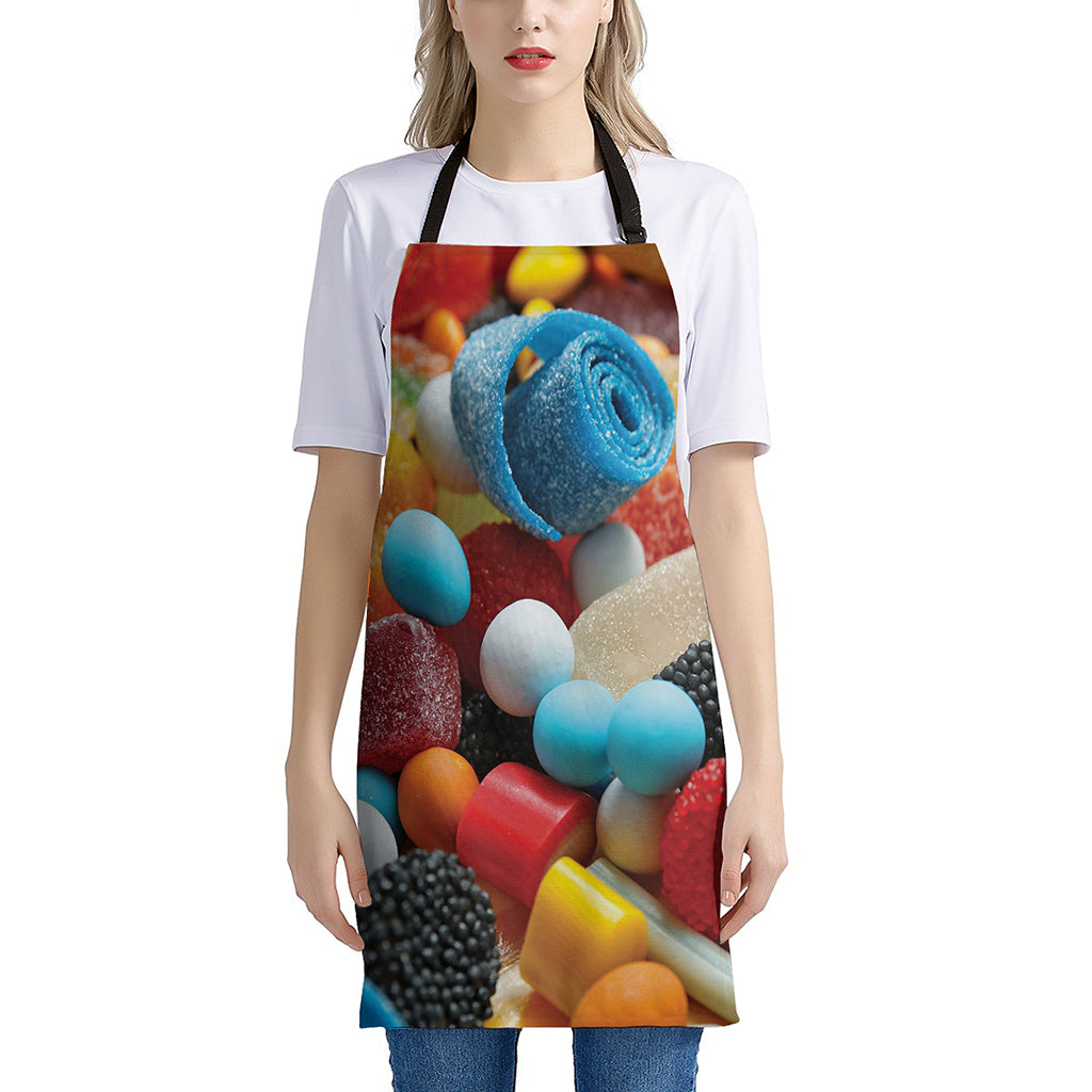 Yummy Gummy Print Apron