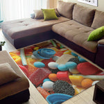 Yummy Gummy Print Area Rug