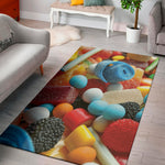 Yummy Gummy Print Area Rug