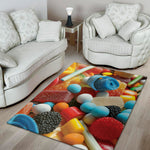 Yummy Gummy Print Area Rug