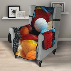 Yummy Gummy Print Armchair Protector