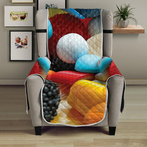 Yummy Gummy Print Armchair Protector