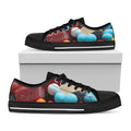 Yummy Gummy Print Black Low Top Sneakers