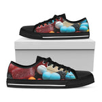 Yummy Gummy Print Black Low Top Shoes