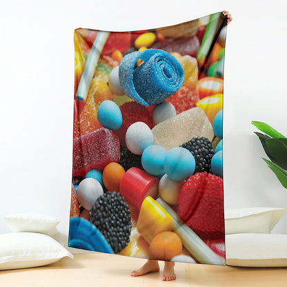 Yummy Gummy Print Blanket