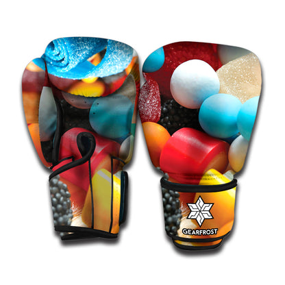Yummy Gummy Print Boxing Gloves