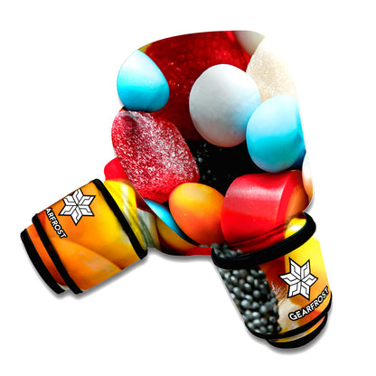 Yummy Gummy Print Boxing Gloves