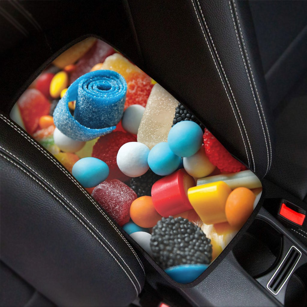 Yummy Gummy Print Car Center Console Cover