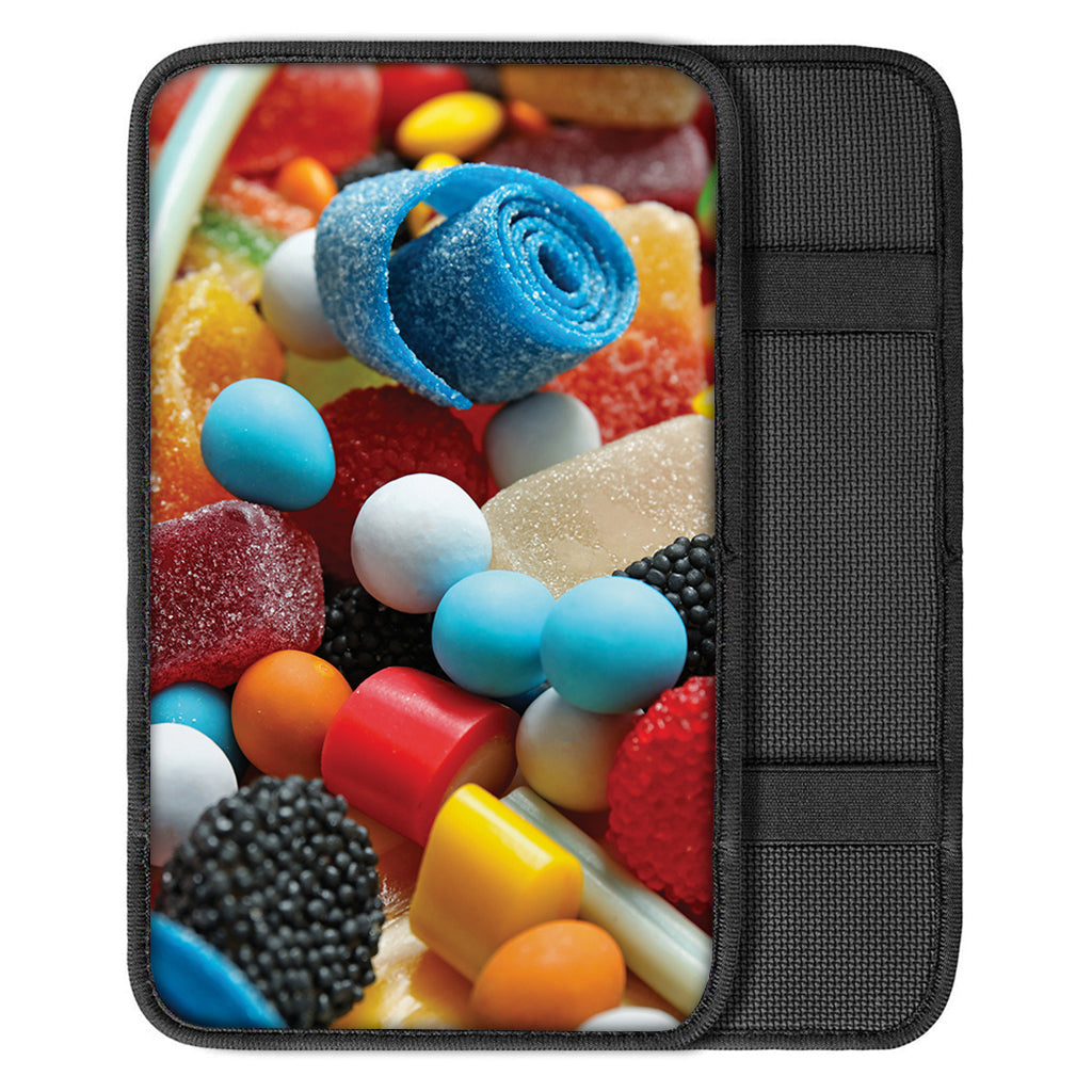 Yummy Gummy Print Car Center Console Cover