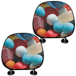 Yummy Gummy Print Car Headrest Covers