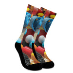 Yummy Gummy Print Crew Socks