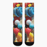 Yummy Gummy Print Crew Socks