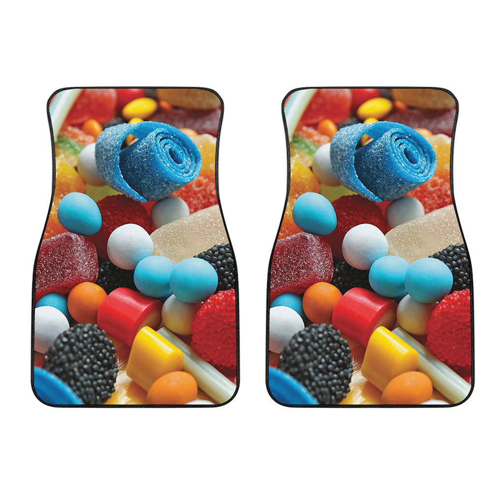 Yummy Gummy Print Front Car Floor Mats