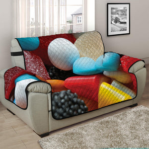 Yummy Gummy Print Half Sofa Protector