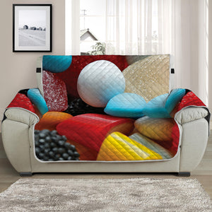 Yummy Gummy Print Half Sofa Protector