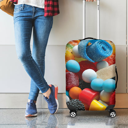 Yummy Gummy Print Luggage Cover