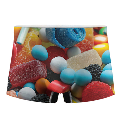 Yummy Gummy Print Men's Boxer Briefs
