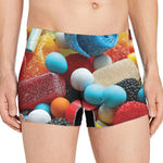 Yummy Gummy Print Men's Boxer Briefs