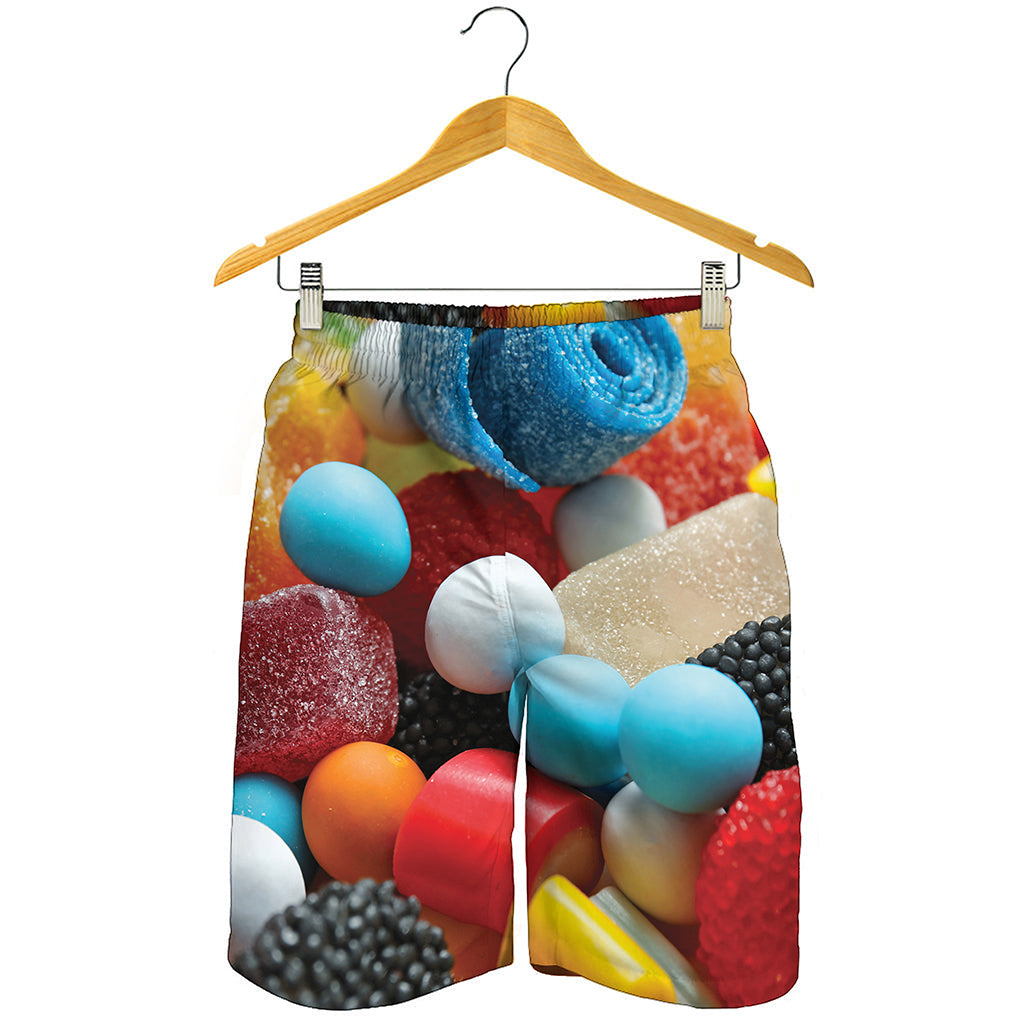 Yummy Gummy Print Men's Shorts