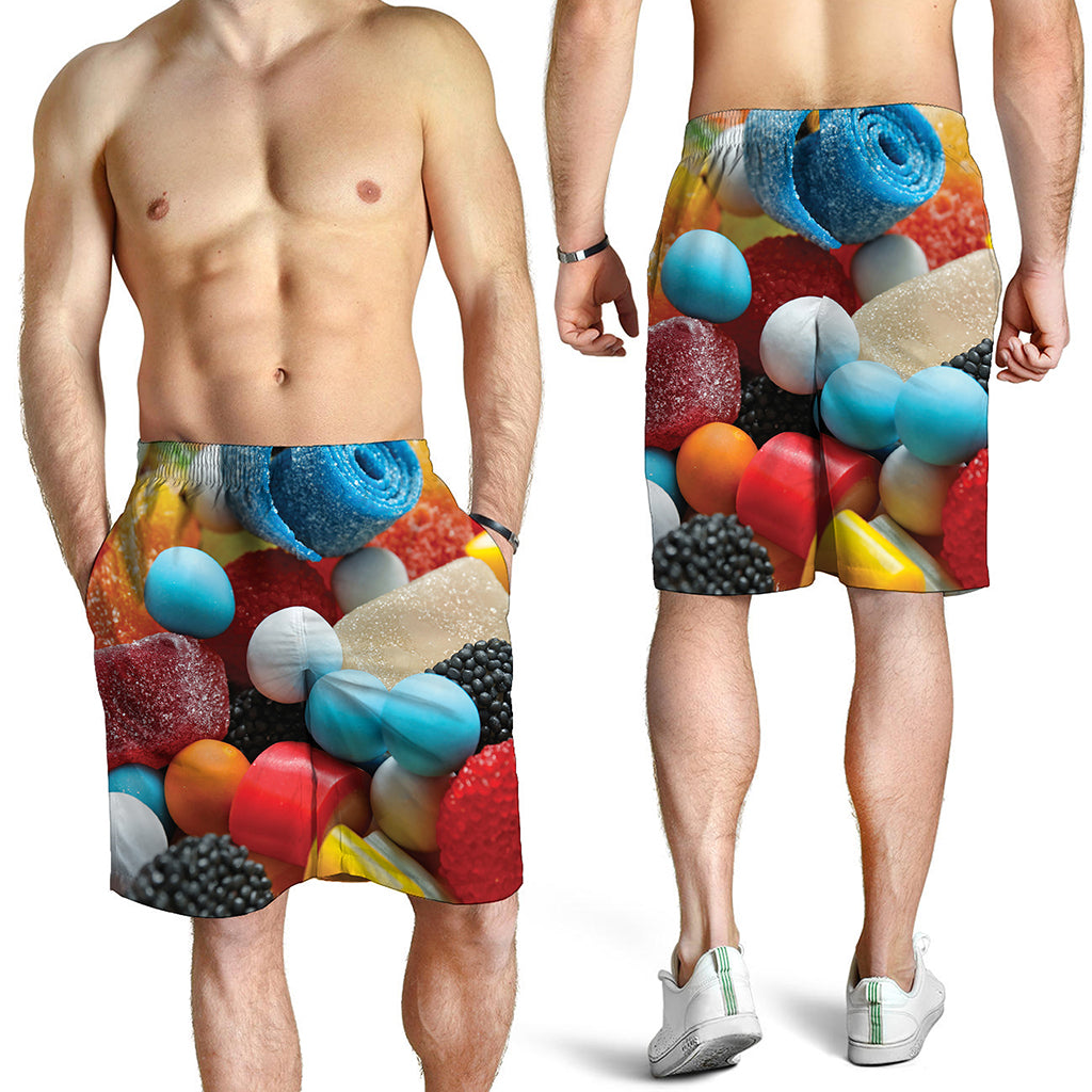 Yummy Gummy Print Men's Shorts