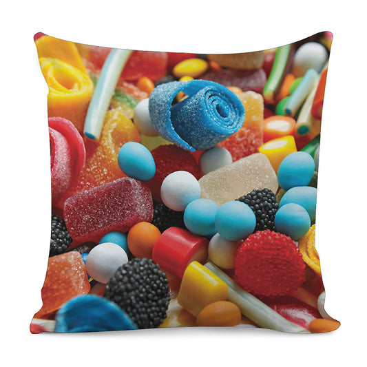 Yummy Gummy Print Pillow Cover