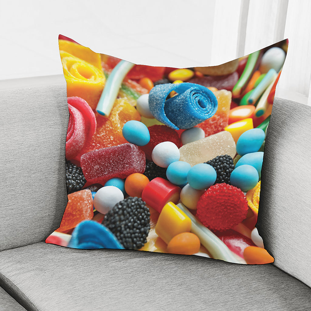 Yummy Gummy Print Pillow Cover