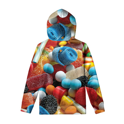 Yummy Gummy Print Pullover Hoodie