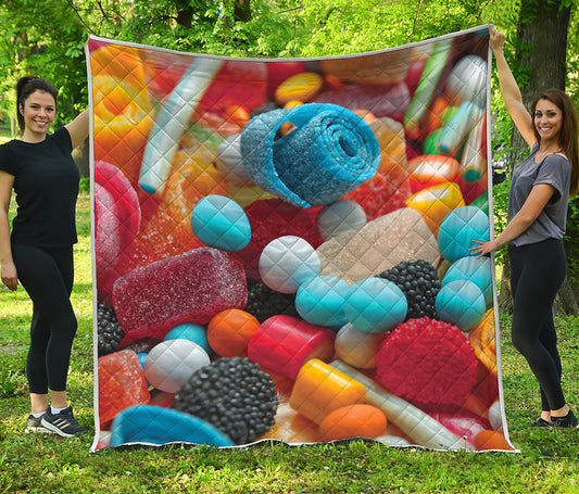 Yummy Gummy Print Quilt