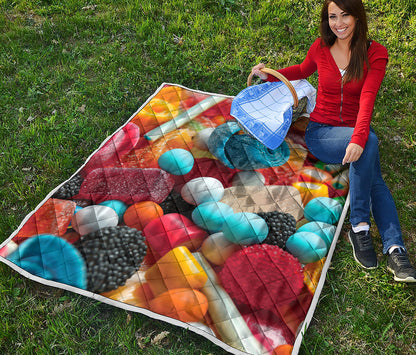 Yummy Gummy Print Quilt