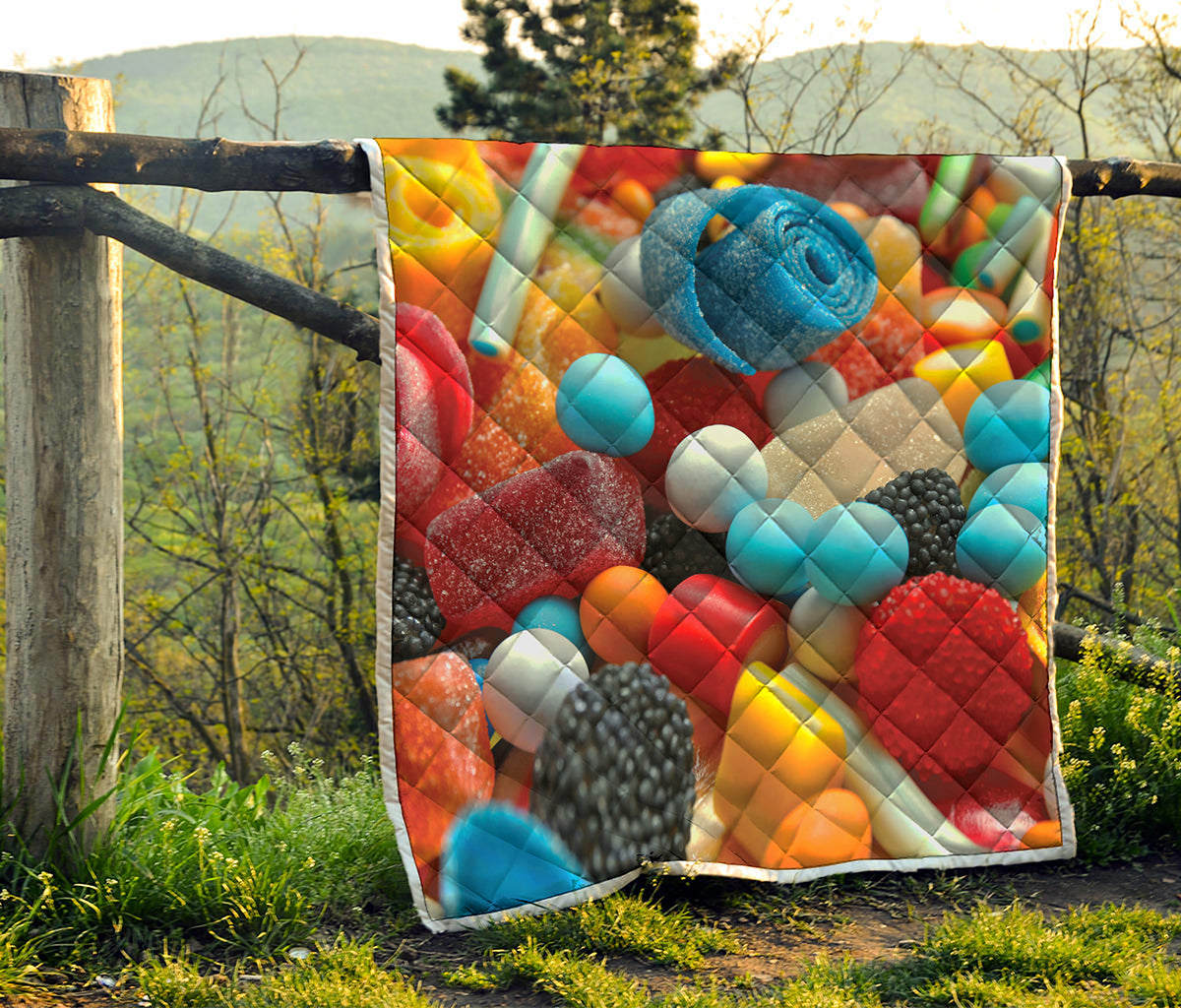 Yummy Gummy Print Quilt