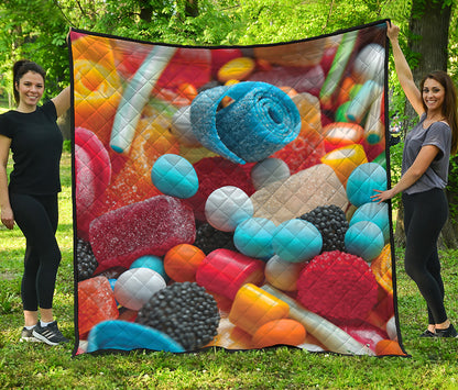 Yummy Gummy Print Quilt