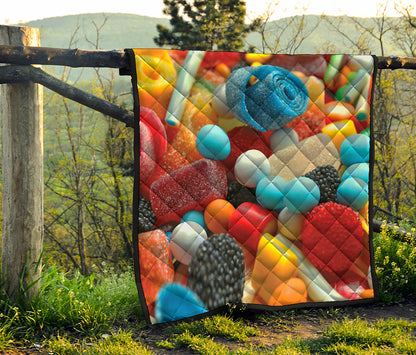 Yummy Gummy Print Quilt