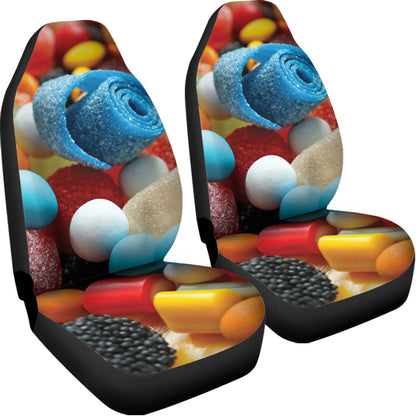 Yummy Gummy Print Universal Fit Car Seat Covers