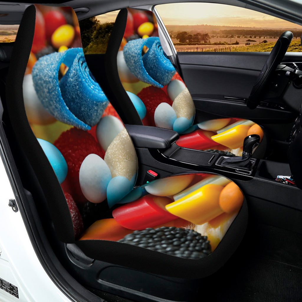 Yummy Gummy Print Universal Fit Car Seat Covers