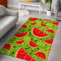 Yummy Watermelon Pieces Pattern Print Floor Mat