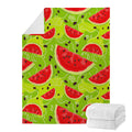 Yummy Watermelon Pieces Pattern Print Blanket