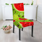 Yummy Watermelon Pieces Pattern Print Dining Chair Slipcover