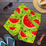 Yummy Watermelon Pieces Pattern Print Men's Shorts