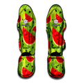 Yummy Watermelon Pieces Pattern Print Muay Thai Shin Guards